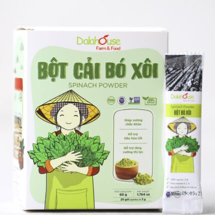 Bột rau bó xôi sấy lạnh DalaHouse